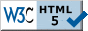 正当なHTML5です!